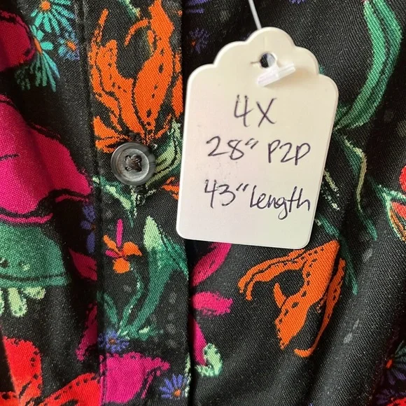 FINAL PRICE 🌺Ava & Viv Floral Sleeveless Dress - Picture 6 of 6